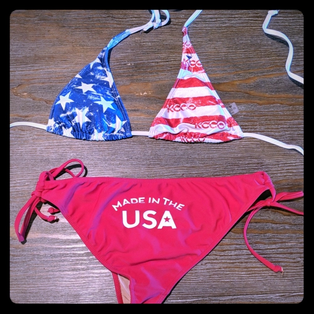 Authentic Chive two piece bikini